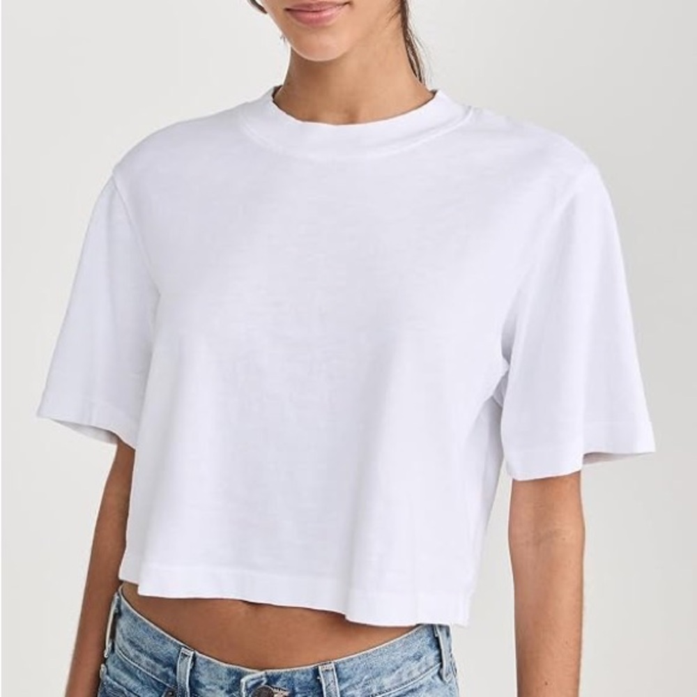 Abercrombie & Fitch White Crewneck Tee Sz Medium